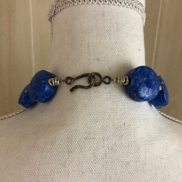 Lapis Azule Chunk Necklace - Picture 3 of 4